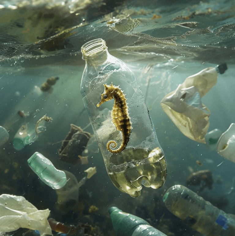 pollution of oceans, rivers and lakes